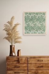 Çiçek Ahşap Çerçeveli Tablo 42 x 42