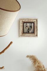 Çerçeveli Taş Tablo , Çerçeveli Taş Duvar Dekoru-enkcrcvtbl-00177 20 cm