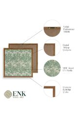 Çiçek Ahşap Çerçeveli Tablo 42 x 42