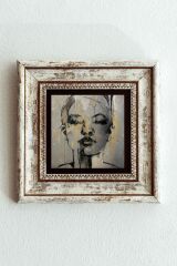 Çerçeveli Taş Tablo , Çerçeveli Taş Duvar Dekoru-enkcrcvtbl-00177 20 cm