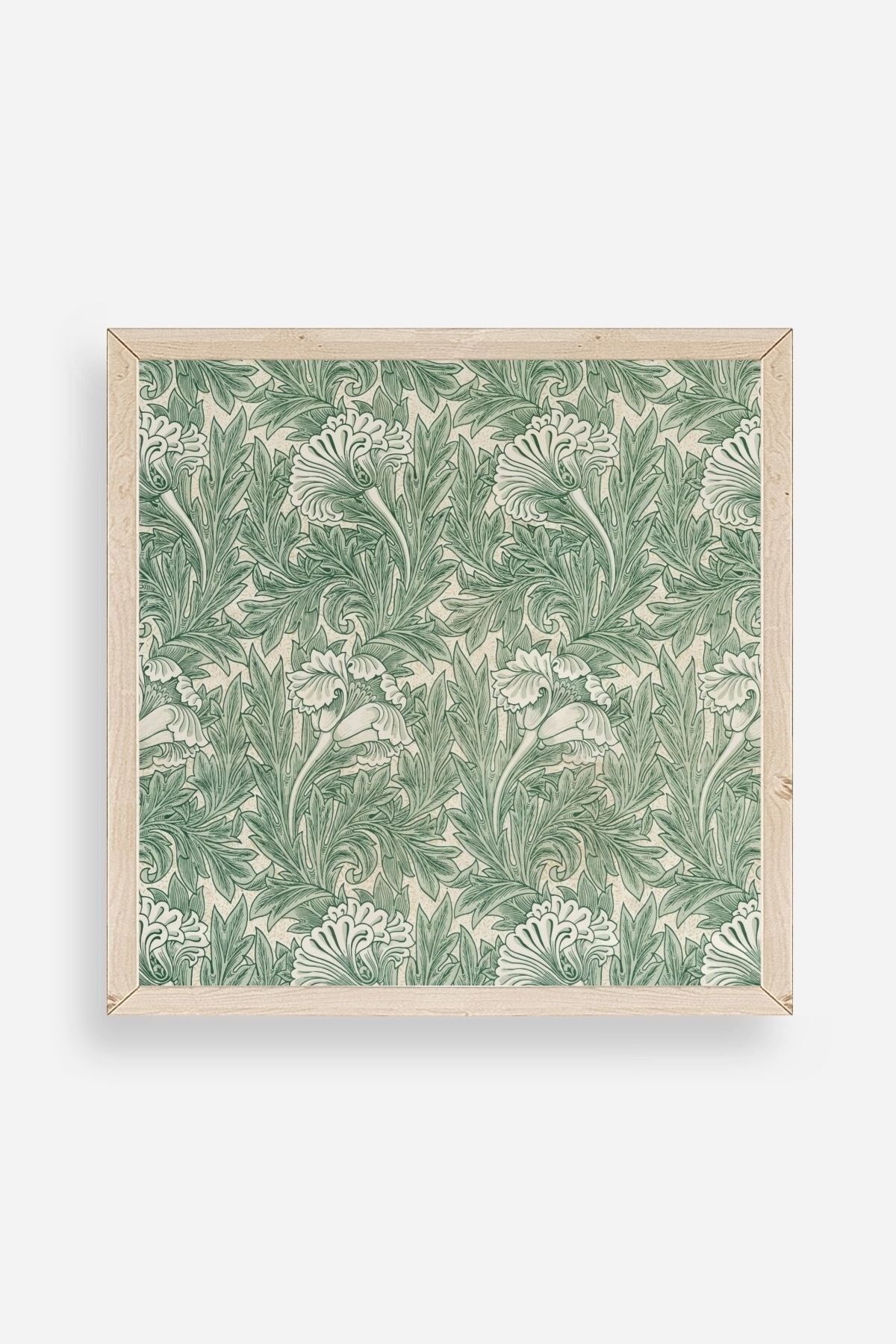 Çiçek Ahşap Çerçeveli Tablo 23 x 23