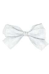 Saten Kurdele 6 cm Beyaz 5 Metre