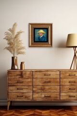 Van Gogh Çerçeveli Taş Tablo 20 cm