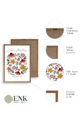 Matisse Üçlü Ahşap Çerçeveli Tablo 23 x 30