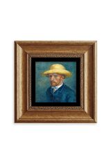 Van Gogh Çerçeveli Taş Tablo 20 cm