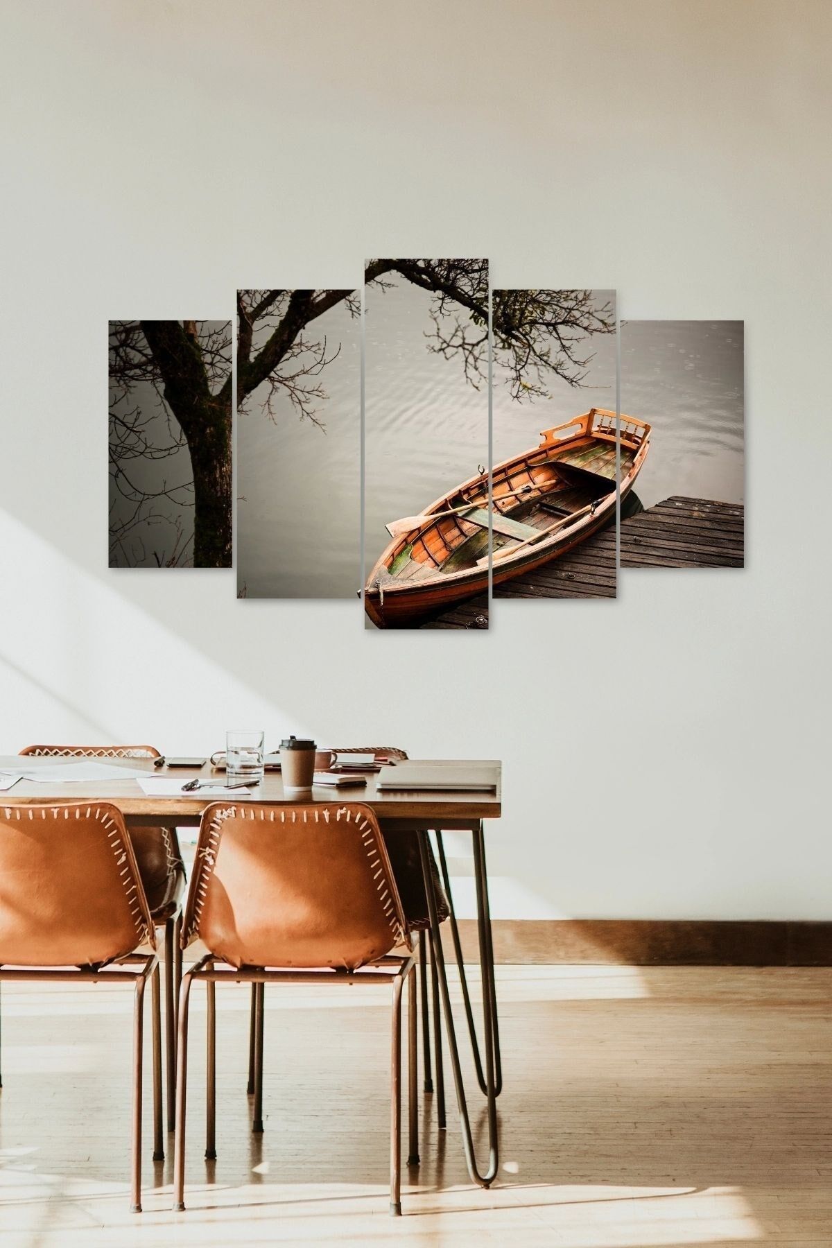 Manzara 5 Parçalı Mdf Tablo 60 x 100