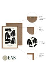 Çiçek Ahşap Çerçeveli Tablo 50 x 70