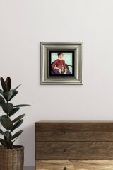 Van Gogh Çerçeveli Taş Tablo 20 cm