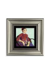 Van Gogh Çerçeveli Taş Tablo 20 cm