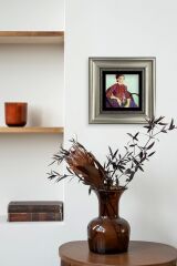 Van Gogh Çerçeveli Taş Tablo 20 cm