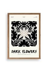 Çiçek Ahşap Çerçeveli Tablo 17 x 23