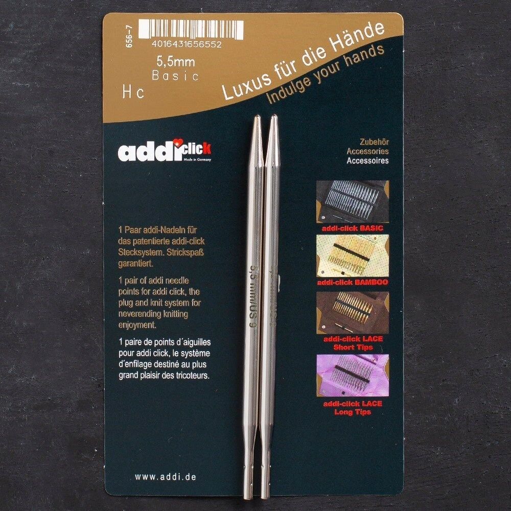 Addi Click Basic 5,5mm Misinalı Şiş Ucu - 656-2