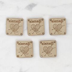 Loren Crafts Elemeği Deri Arma 5 Adet - 1569