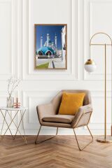 Kabe Camii Ahşap Çerçeveli Tablo 23 x 30