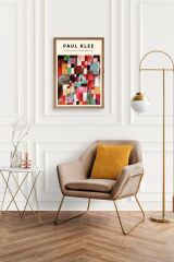 Paul Klee Ahşap Çerçeveli Tablo 50 x 70
