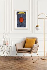 Paul Klee Ahşap Çerçeveli Tablo 23 x 30