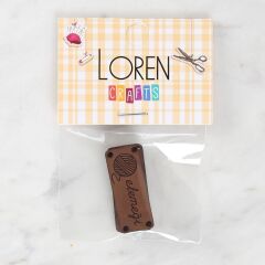 Loren Crafts Elemeği Deri Arma 5 Adet - 1584