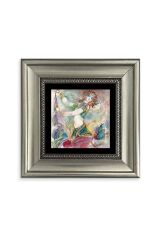 Kadın Çerçeveli Taş Tablo 20 cm