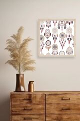 Rüya Kapanı Ahşap Çerçeveli Tablo 23 x 23