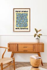 Motto Ahşap Çerçeveli Tablo 17 x 23