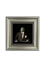 Atatürk Çerçeveli Taş Tablo 20 cm