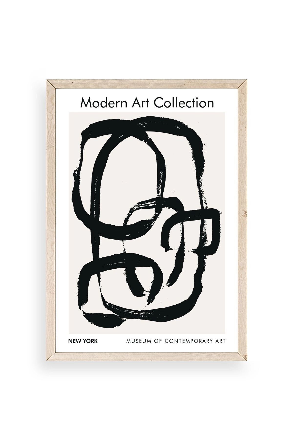 Modern Ahşap Çerçeveli Tablo 23 x 30