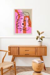 Motto Ahşap Çerçeveli Tablo 23 x 30