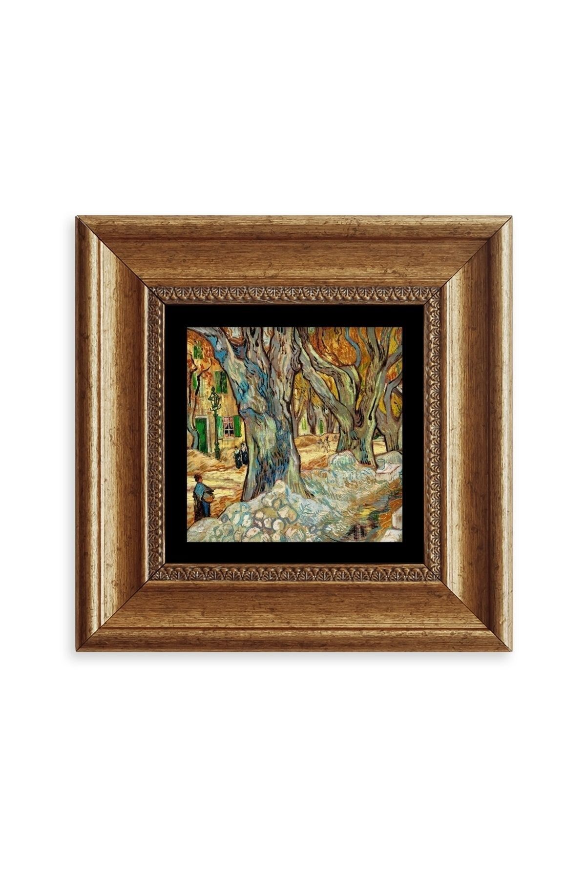 Van Gogh Çerçeveli Taş Tablo 20 cm