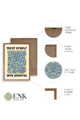 Motto Ahşap Çerçeveli Tablo 30 x 42