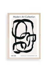 Modern Ahşap Çerçeveli Tablo 50 x 70