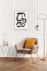 Modern Ahşap Çerçeveli Tablo 50 x 70