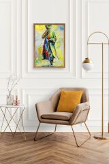 Atatürk Ahşap Çerçeveli Tablo 30 x 42