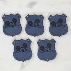 Loren Crafts Figürlü Deri Arma 5 Adet - 1577