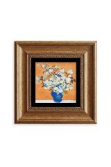 Van Gogh Çerçeveli Taş Tablo 20 cm