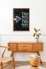 Motto Ahşap Çerçeveli Tablo 50 x 70