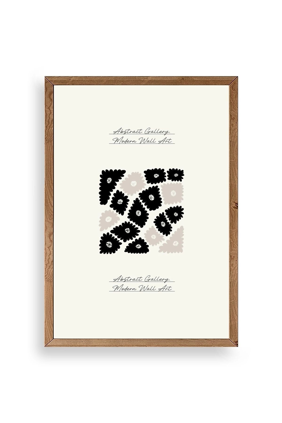 Çiçek Ahşap Çerçeveli Tablo 23 x 30