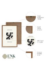 Çiçek Ahşap Çerçeveli Tablo 30 x 42