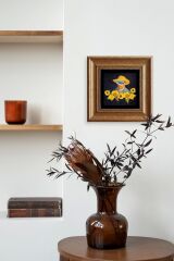 Van Gogh Çerçeveli Taş Tablo 20 cm