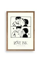 Love Ahşap Çerçeveli Tablo 17 x 23