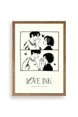 Love Ahşap Çerçeveli Tablo 30 x 42