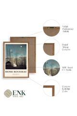 Henri Rousseau Ahşap Çerçeveli Tablo 23 x 30