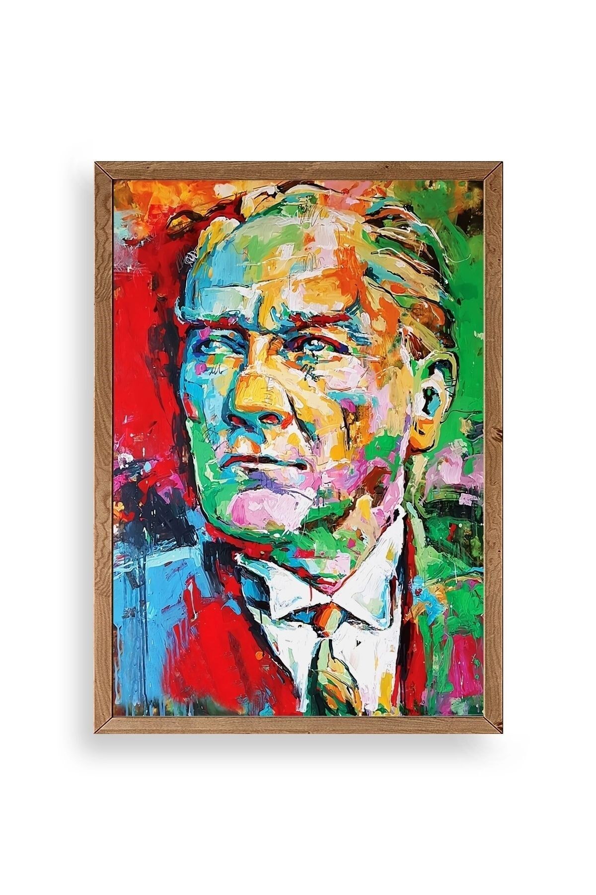 Atatürk Ahşap Çerçeveli Tablo 17 x 23