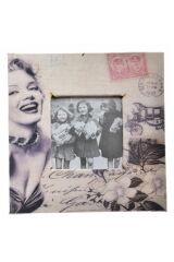 BUFFER® Decotown Marilyn Monroe Tasarım Ahşap Resim Fotoğraf Çerçevesi