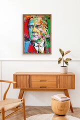 Atatürk Ahşap Çerçeveli Tablo 50 x 70