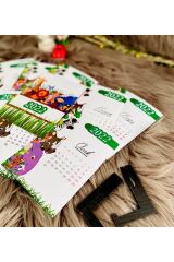 Safari 2022 Takvim Kartları - Ayaklı