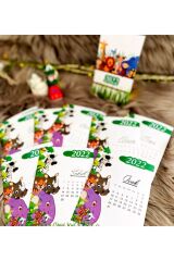 Safari 2022 Takvim Kartları - Ayaklı