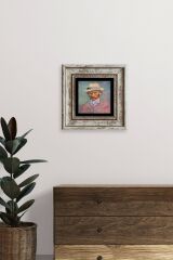 Van Gogh Çerçeveli Taş Tablo 20 cm