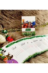 Safari 2022 Takvim Kartları - Ayaklı