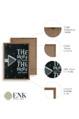 Motto Ahşap Çerçeveli Tablo 23 x 30