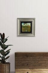 Manzara Çerçeveli Taş Tablo 20 cm